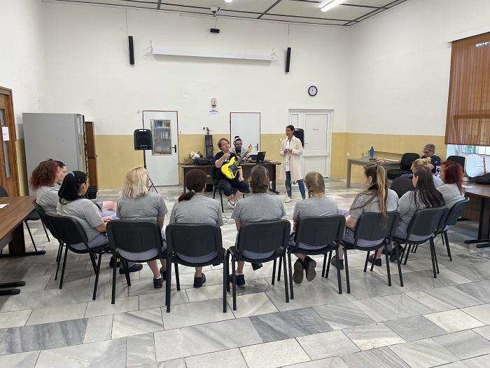 hudební workshop ve Věznici Nové Sedlo - objekt Drahonice